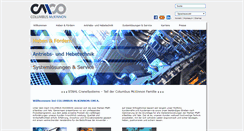 Desktop Screenshot of cmco.eu